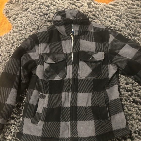 Oscar Kids checkered cozy jacket 7 - Picture 3 of 5